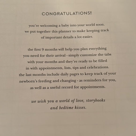 Kate Spade pregnancy planner - Picture 2 of 9